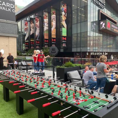 9, 12, or 16 player LED Foosball Table
